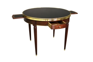 GAME TABLE WALNUT W LEATHER TOP 2008.5